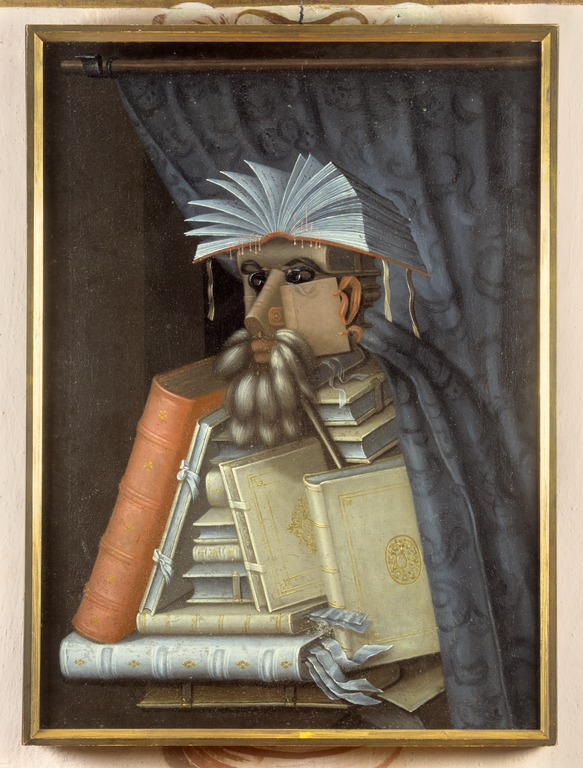 Der Bibliothekar von Giuseppe Arcimboldo (1527–1593)