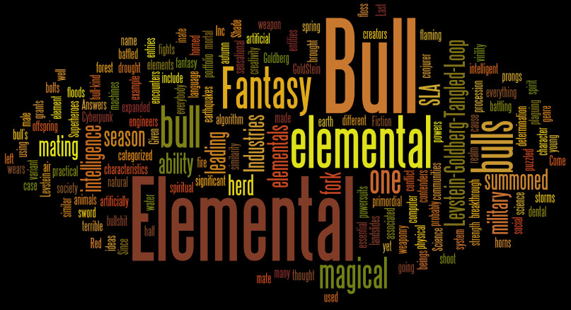 Wordle Elemental Bull
